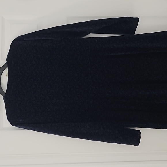 Eddie Bauer Navy Long Sleeve Dress - Picture 2 of 5